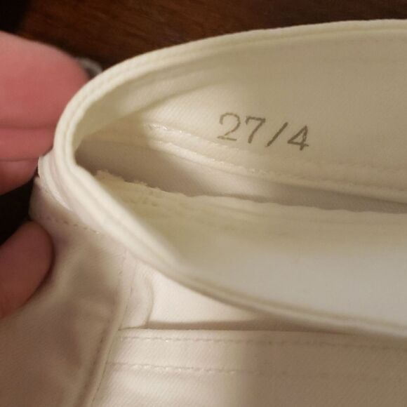 Ann taylor loft white denim skirt - Picture 5 of 5